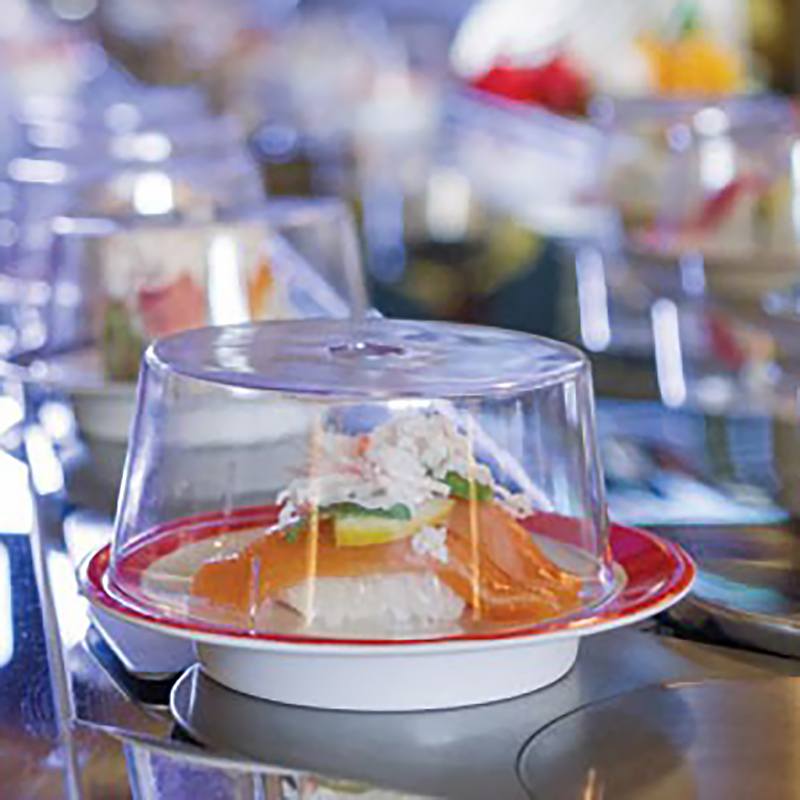 Other Dinnerware Plastic Lid For Sushi Dish Buffet Conveyor Belt Sushis  Reusable Transparent Cake Dishes Cover Restaurant Accessories From  Bwcx5588, $467.94