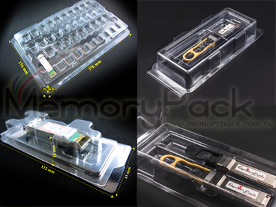 25 Transceiver Clamshell Blister Pack Storage Case 10-Count Universal SFP/SFP 25 Transceiver Clamshell Blister Pack Storage Case 10-Count Universal SFP/SFP