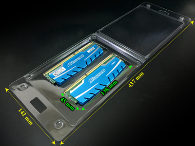 crucial memory ram module plastic box packaging 1817033