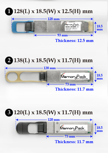 memorypack transceiver QSF size