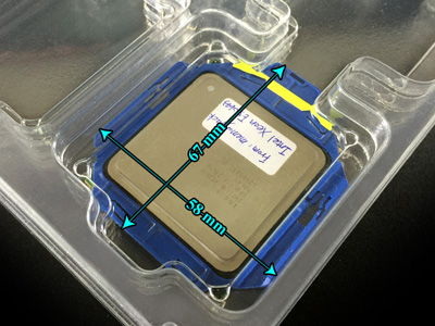 MPK2015 intel amd cpu processor esd tray caja de plastico plastic box ...