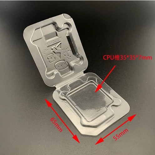 intel amd cpu processor esd blister plastic clamshell box packaging ...