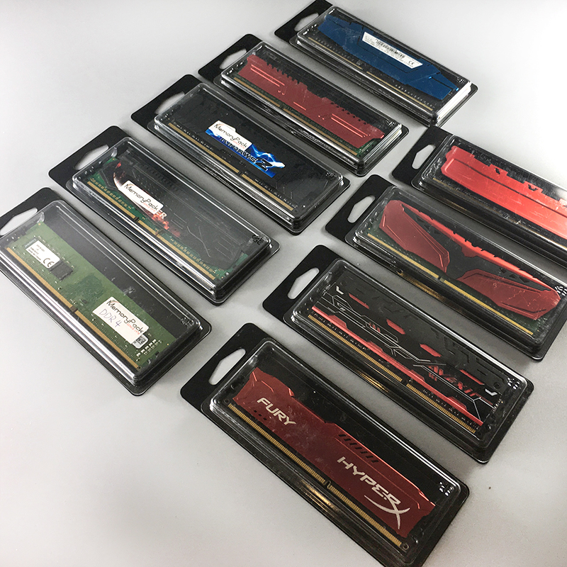 3027 ddr ddr4 memory ram module plastic box clamshell packaging