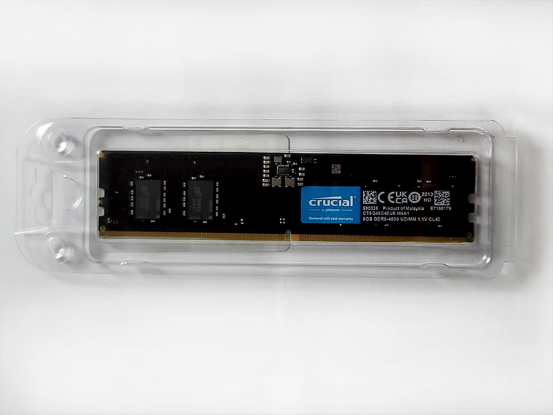 micron crucial memory ddr ram plastic box plastik kutuプラスチックの箱caja de ...