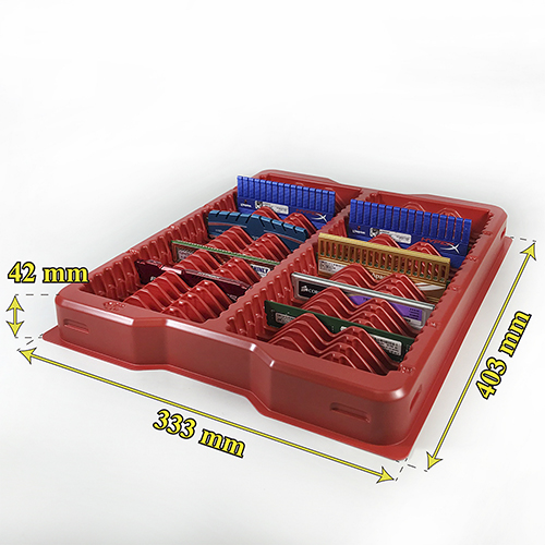 Ram Memory Packing 50ct long dimm ddr dram memory module plastic box plastik kutuプラスチックの箱 ...