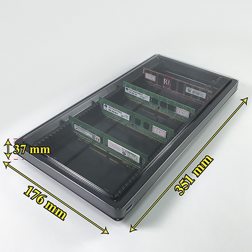 50ct long dimm ddr dram memory module plastic box plastik kutuプラスチックの箱 ...