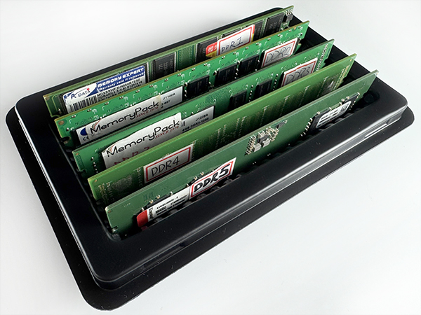 1780-004 ddr memory ram module plastic box packaging Kunststoff-Box ...