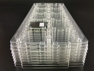 2015010 Intel E7 cpu tray packaging clamshell plastic box