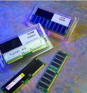 dram memory module ddr4 ddr long dimm esd package blister clamshell ...