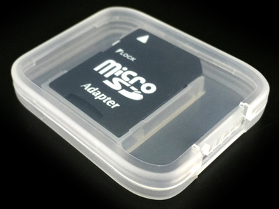 memory card packaging sd plastic box case clamshell 02-6804c
