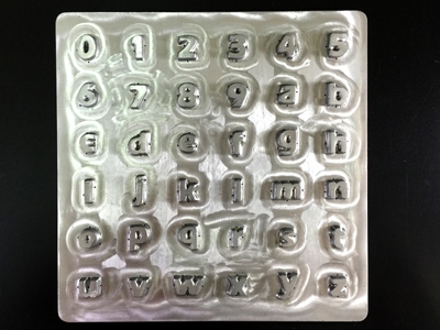 English alphabet soap mold MPK-M99