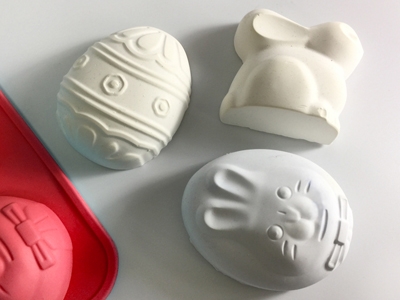 easter egg rabbit silicone mold CCM-003