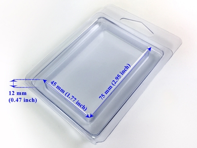 rectangular clamshell wax mold MPK-WAX-002LY