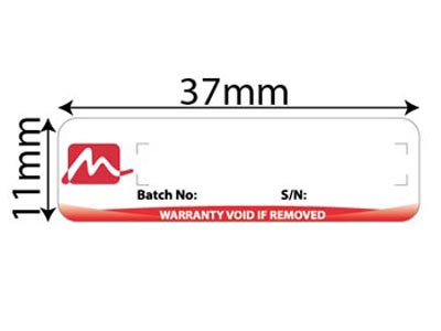 Memorie Ram Sticker 37mm x 11mm ddr dram memory module barcode label sticker memorypack MPK