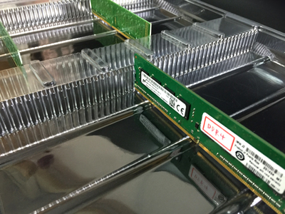 esd packaging memory ram module dimm plastic box clamshell tray 2128