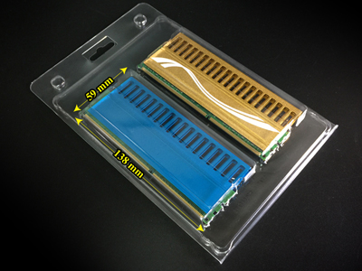 Pc Ram Packaging memory ram module packaging ddr plastic box clamshell 1817