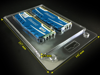 Ram Memory Packing 1817-002 crucial memory ram module plastic box packaging