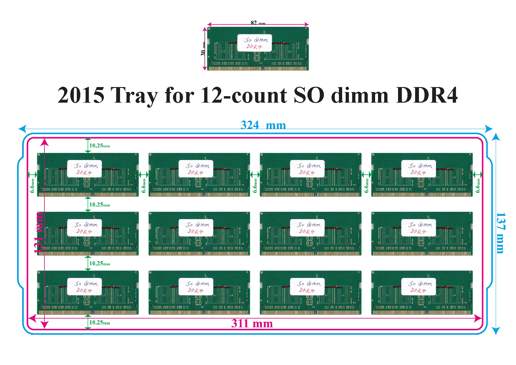 Схема модуля ddr3