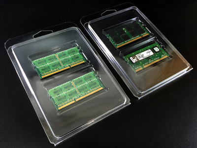 Dimm Package 2 count DDR3 so dimm memory ram module clamshell packaging 1930-6
