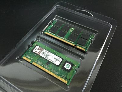 Dimm Package 2 count DDR3 so dimm memory ram module clamshell packaging 1930-6