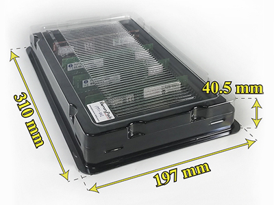 2 Contenitori Per Memoria RAM DIMM - Vassoio Antistatico Per Server PC, Adatto A 50 Banchi Ognuno - Foto 4