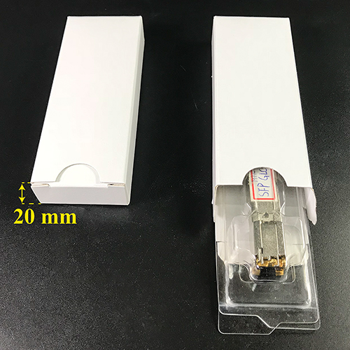 Paper Sensor Box MPK DPB-001 small white paper box for transceiver plastic packaging ...